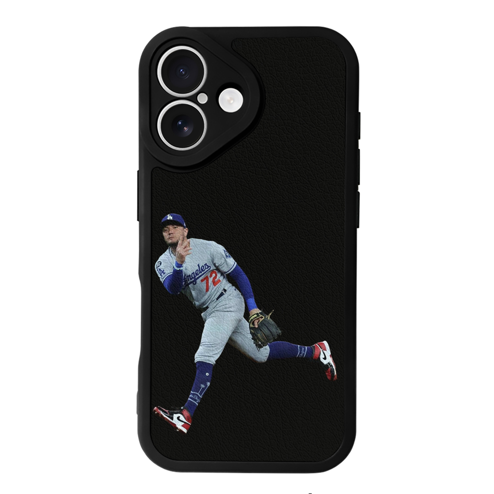  IPhone 16 Silicone Leather Case – UV Print, Lambskin Texture – Perfect Fit, Wireless Charging Compatible, Scratch Resistant, Precise Cutouts – Stylish Protection For IPhone 16